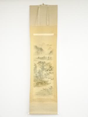 泰然筆　須知乃夏　肉筆絹本掛軸（共箱）